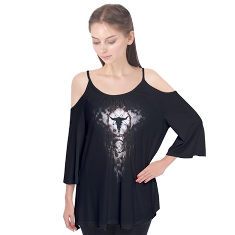 Dreamcatcher Flutter Sleeve Tee  by RespawnLARPer