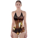 Cat Face Cut-Out One Piece Swimsuit View1