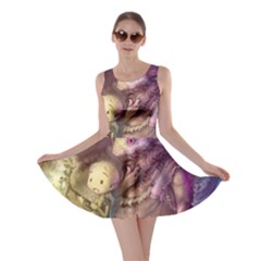 Cartoons Video Games Multicolor Skater Dress by BangZart