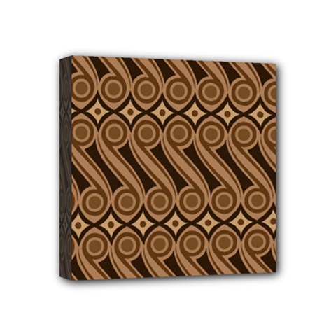 Batik The Traditional Fabric Mini Canvas 4  X 4  by BangZart