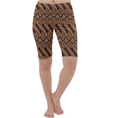 Batik The Traditional Fabric Cropped Leggings 