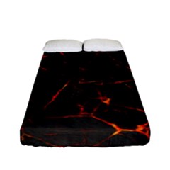 Volcanic Textures Fitted Sheet (full/ Double Size)