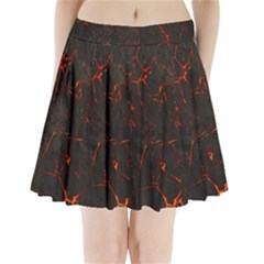 Volcanic Textures Pleated Mini Skirt by BangZart