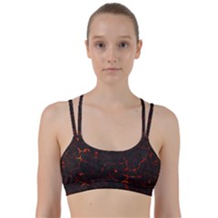 Volcanic Textures Line Them Up Sports Bra