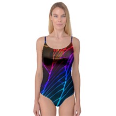 Cracked Out Broken Glass Camisole Leotard 