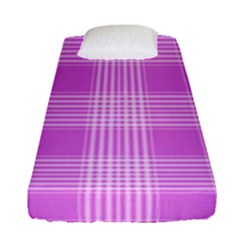 Seamless Tartan Pattern Fitted Sheet (single Size)