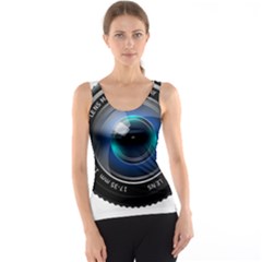 Camera Lens Prime Photography Tank Top by BangZart