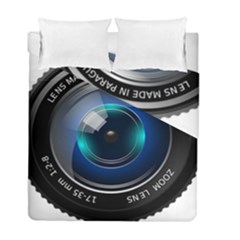 Camera Lens Prime Photography Duvet Cover Double Side (full/ Double Size) by BangZart