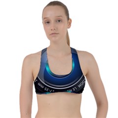 Camera Lens Prime Photography Criss Cross Racerback Sports Bra by BangZart