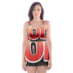 Lol Comic Speech Bubble  Vector Illustration Skater Dress Swimsuit by BangZart