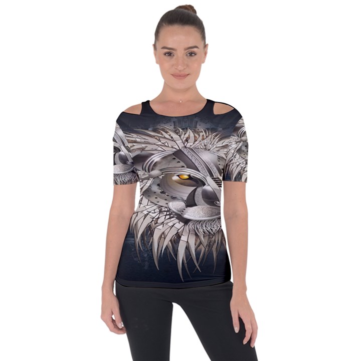 Lion Robot Short Sleeve Top