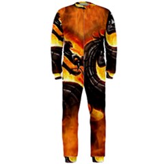 Dragon And Fire Onepiece Jumpsuit (men) 