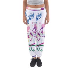 Butterfly Vector Art Women s Jogger Sweatpants by BangZart