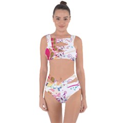 Butterfly Vector Art Bandaged Up Bikini Set 