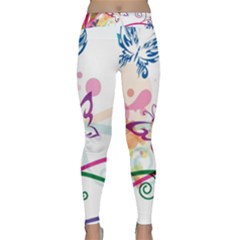 Butterfly Vector Art Classic Yoga Leggings by BangZart