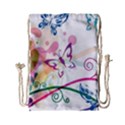 Butterfly Vector Art Drawstring Bag (Small) View2