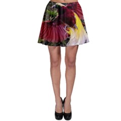 Cendrawasih Beautiful Bird Of Paradise Skater Skirt by BangZart