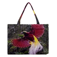 Cendrawasih Beautiful Bird Of Paradise Medium Tote Bag by BangZart