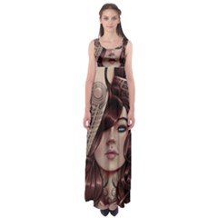 Beautiful Women Fantasy Art Empire Waist Maxi Dress by BangZart