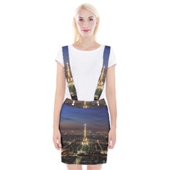 Paris At Night Braces Suspender Skirt