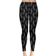 Dances With Bones Leggings  by mygraphicfairydesigns