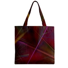 80sraveparty Zipper Grocery Tote Bag