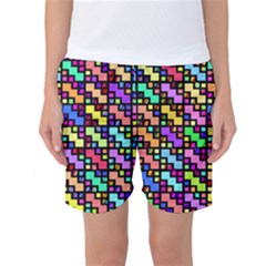 80sblox Women s Basketball Shorts by designsbyamerianna