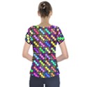 80sblox Short Sleeve Front Detail Top View2