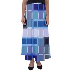 Blockedin Flared Maxi Skirt