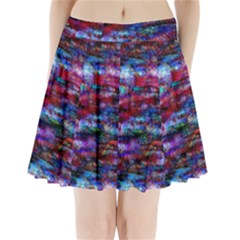 Fairy Earth Tree Texture Pattern Pleated Mini Skirt by KirstenStar