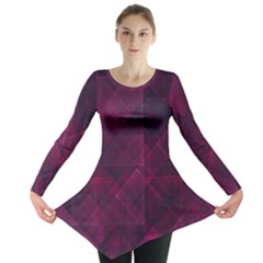 Pinkpunkplaid Long Sleeve Tunic 