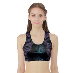 Leeches Sports Bra With Border by designsbyamerianna