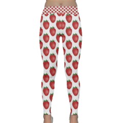 Fruit Strawberry Pattern  Classic Yoga Leggings