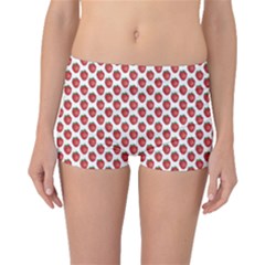 Fruit Strawberry Pattern Boyleg Bikini Bottoms by ShiroSan