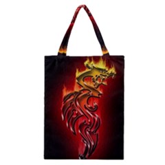 Dragon Fire Classic Tote Bag by BangZart