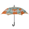 Foxy Fox Canvas Art Print Traditional Hook Handle Umbrellas (Large) View3