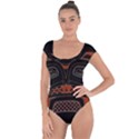 Traditional Northwest Coast Native Art Short Sleeve Leotard  View1