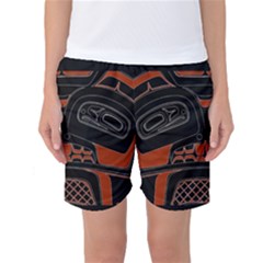 Traditional Northwest Coast Native Art Women s Basketball Shorts