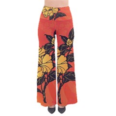 Vector Asian Flowers Pants