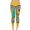 Madhubani Fish Indian Ethnic Pattern Leggings  View1