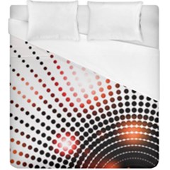 Radial Dotted Lights Duvet Cover (king Size) by BangZart