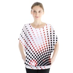 Radial Dotted Lights Blouse