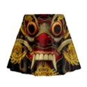 Bali Mask Mini Flare Skirt View1