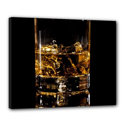 Drink Good Whiskey Canvas 20  X 16  by BangZart