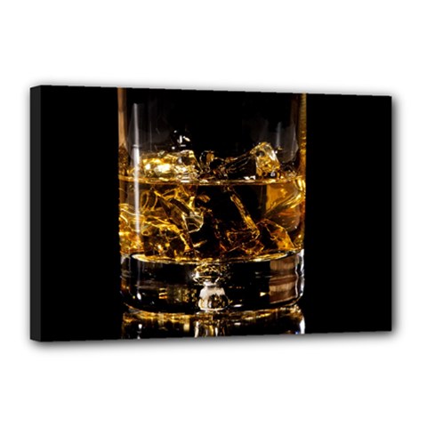 Drink Good Whiskey Canvas 18  X 12  by BangZart