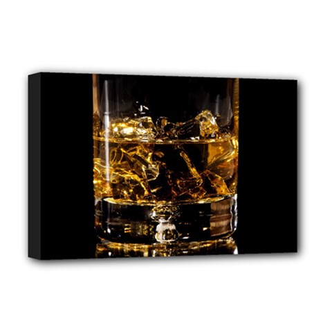 Drink Good Whiskey Deluxe Canvas 18  X 12   by BangZart