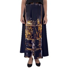 Drink Good Whiskey Flared Maxi Skirt