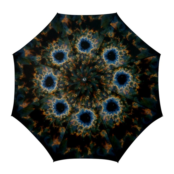 Crazy  Giant Galaxy Nebula Golf Umbrellas