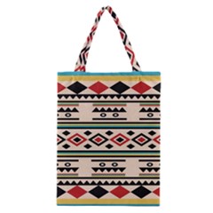 Tribal Pattern Classic Tote Bag by BangZart