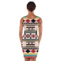 Tribal Pattern Wrap Front Bodycon Dress View2